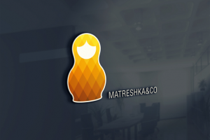 Разработка серии логотипов для ресторана Матрешка