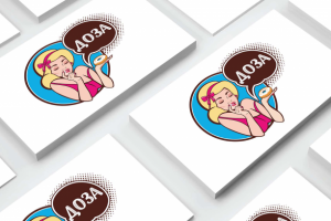 Разработка логотипа для кондитерской "Доза"