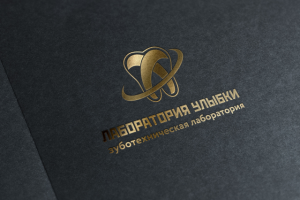 логотип для зуботехнической лаборатории "Лаборатория улыбки"