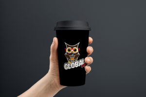 логотип для кофе на вынос "Global cup"