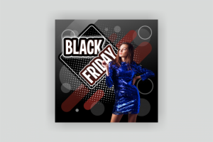 Пост для Черной Пятницы в Инстаграм