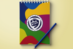 Разработка дизайн-макета обложки для фирменного блокнота