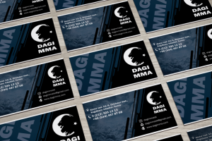 Разработка дизайн-макета визитной карточки для DAGI MMA