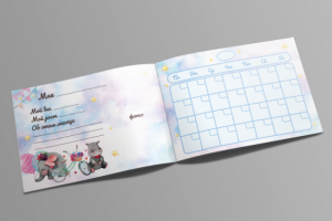 оформление страниц детского календаря