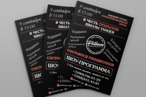 листовки платинум