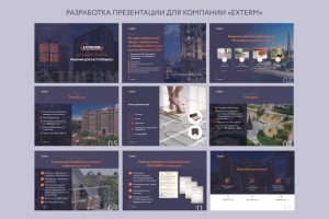 Разработка презентации для компании "EXTERM"