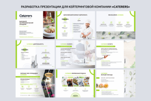 Разработка презентации для кейтеринговой компании