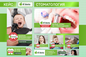 Контекстная реклама для сети стоматологических клиник "Al'denta"