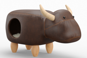 Бык. Пуфик-дом для кошки