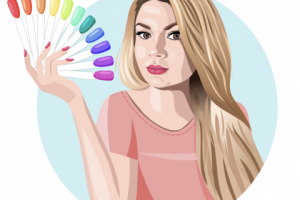 Портрет в векторе