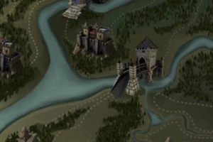 Фрагмент карты для настольной игры