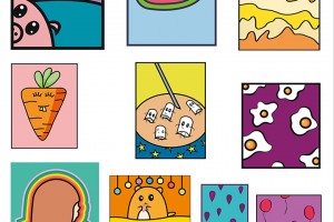 Векторизация детских рисунков для мерча