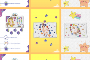 Baby Monthly Milestone Blanket ||| Одеяльце для новорожденного