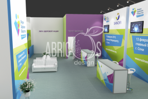 Выставочный стенд Здоровье 80+ вид 2