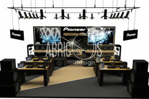 Выставочный стенд Pioneer вид 3