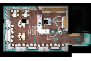 Кофейня PISTRINA вид сверху