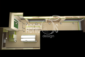 Магазин "Село родное" вид сверху