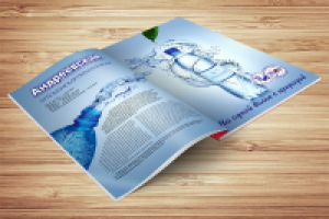 Разворот в журнале