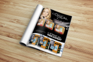 Рекламная полоса в журнале