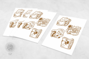 Отрисовка символов "Майя"