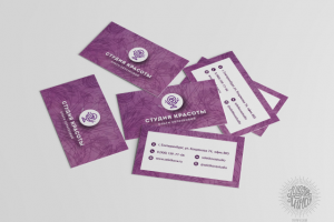 визитка салона красоты