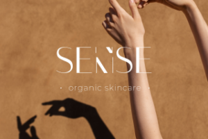 Фирменный стиль для бренда косметики SENSE