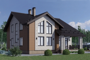 3d видеопролет вокруг жилого дома для сайта