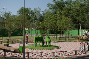 Благоустройство сквера в г. Ленск