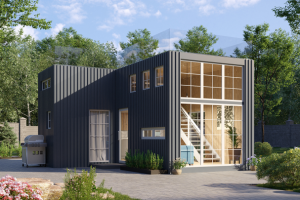 Визуализация дачного дома тип 1