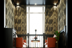 Дизайн кальянной на лоджии. Москва