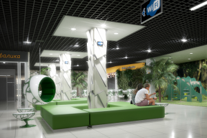 Дизайн интерьера ТЦ в Находке