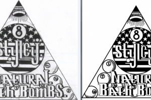 Отрисую в векторной графике картинку