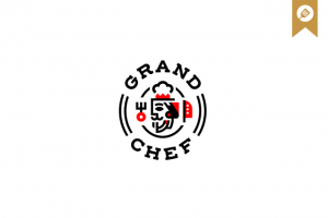 Логотип для бренда поварской одежды - Grand Chef
