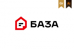 Логотип для агентства недвижимости - База