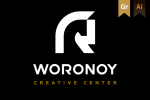 Логотип для креативного цента - Woronoy
