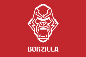Логотип для бренда боксерской атрибутики - Borzilla