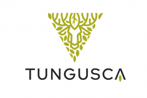 Логотип для проекта Tunguska. Продукты натурального происхождения из экологически чистых регионов России. Чай, зелень. Сибирь.