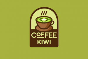 Логотип для сети кофеен - Coffee kiwi