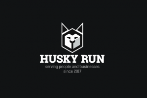 Логотип для логистической компании - Husky run
