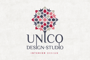 Логотпи для дизайн-студии интерьера - Unico Design Studio