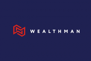 Логотпи для компании Wealthman. Робоэдвайзинг в сфере wealth management