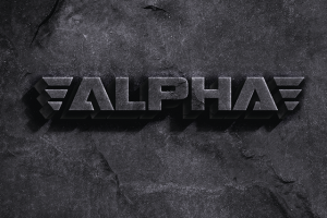 Логотпи для бренда сумок - Alpha. Производитель сумок бизнес класса из балистического нейлона