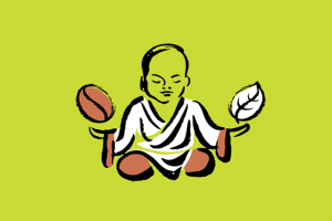 Фирменный персонаж для магазина чая и кофе - Teacoffee