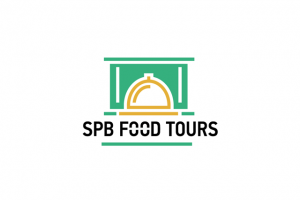 Логотип для агентства экскурсионных услуг SPB Food Tours. Санкт-Петербург.