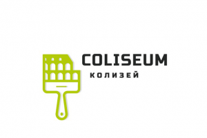 Логотип для компании по ремонту квартир - Колизей