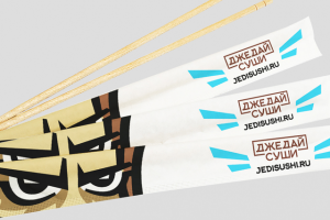 Брендбук для азиатского ресторана Джедай Суши