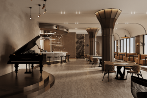 Разработка визуализации для дизайн-проекта ресторана