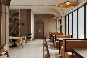 Разработка визуализации для дизайн-проекта ресторана