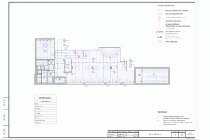 Схема освещения ресторана