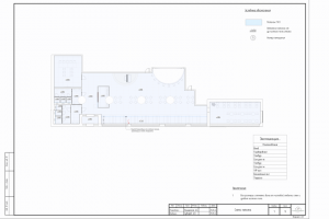 Схема потолка ресторана